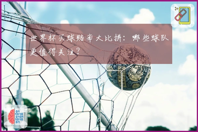 世界杯买球赔率大比拼:哪些球队更值得关注?